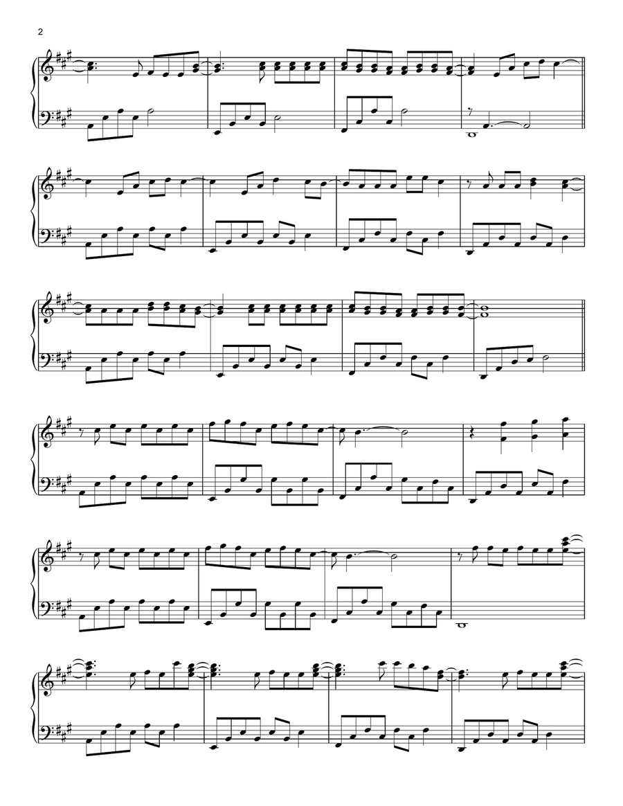 Someone You Loved Someone You Loved Piano Solo scores gallery preview page 2