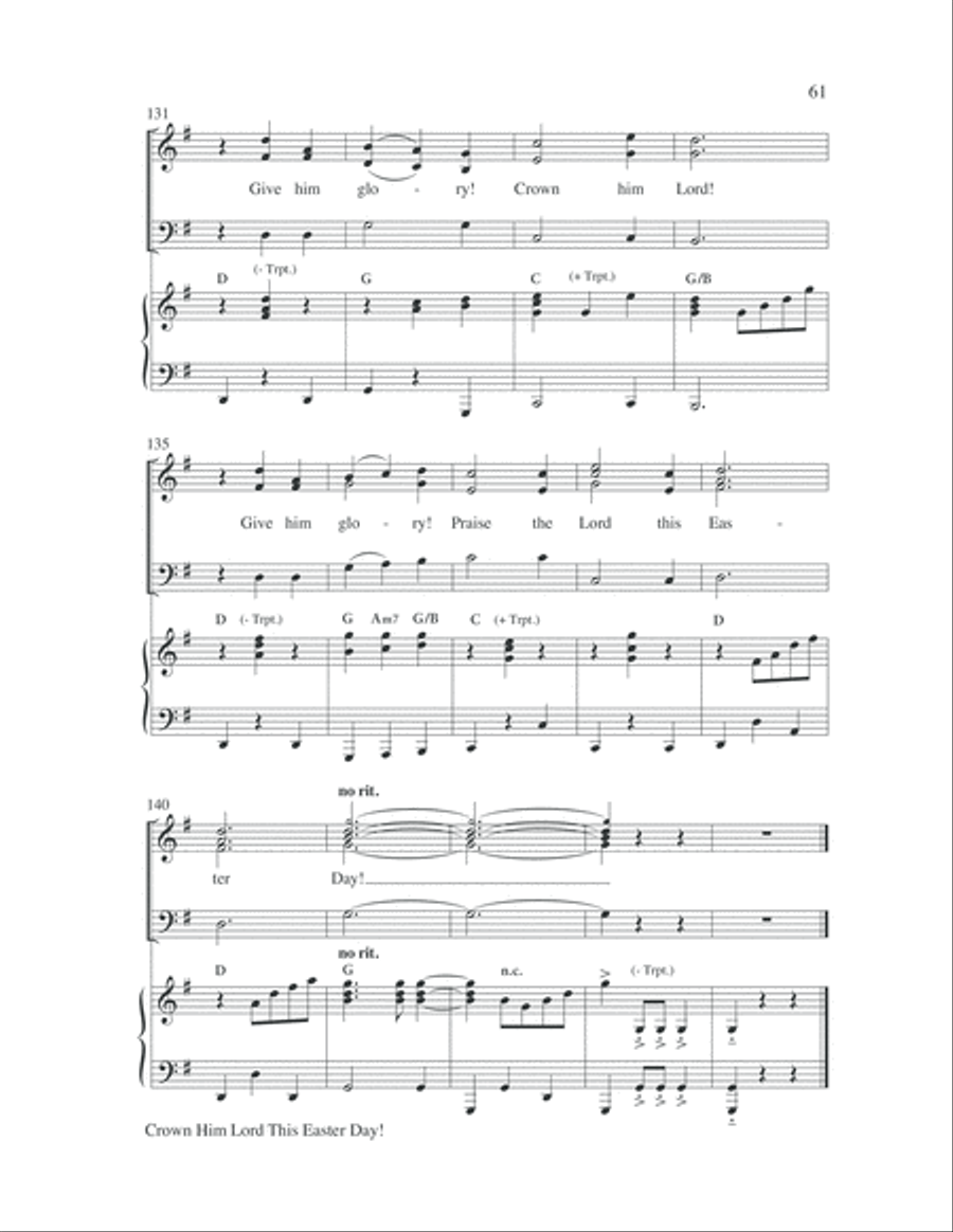Easy Anthems, Vol. 4 Easy Anthems, Vol. 4 3-Part scores gallery preview page 62