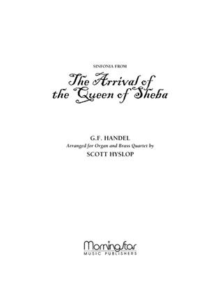 Book cover for Sinfonia from The Arrival of the Queen of Sheba (Downloadable)