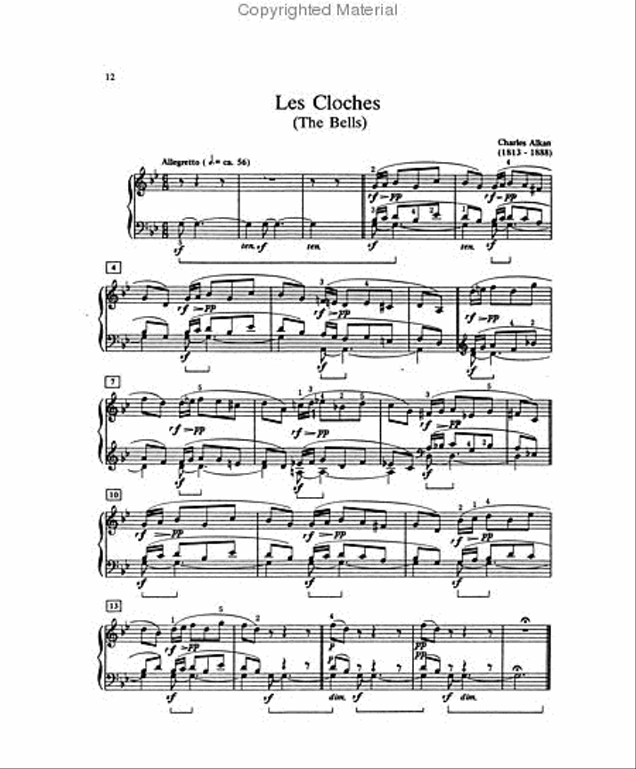Masters of French Piano Music Piano Solo scores gallery preview page 4