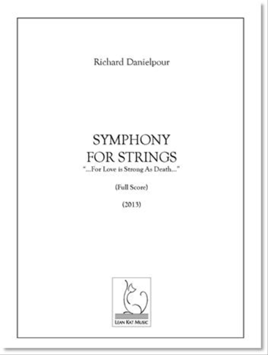 Symphony for Strings String Orchestra scores gallery preview page 1