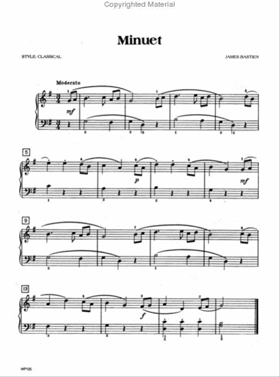 Intermediate Repertoire, Level 1 Piano Method scores gallery preview page 3