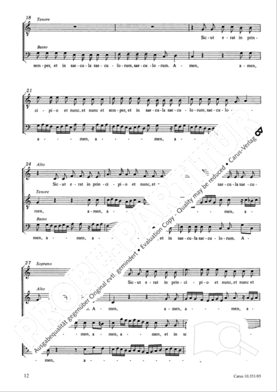 Magnificat 4-Part scores gallery preview page 13