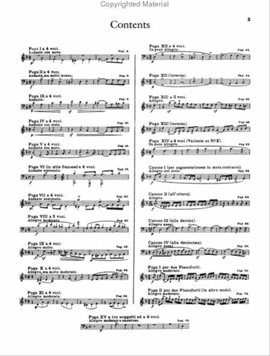 The Art of the Fugue, BWV1080 Piano scores gallery preview page 2