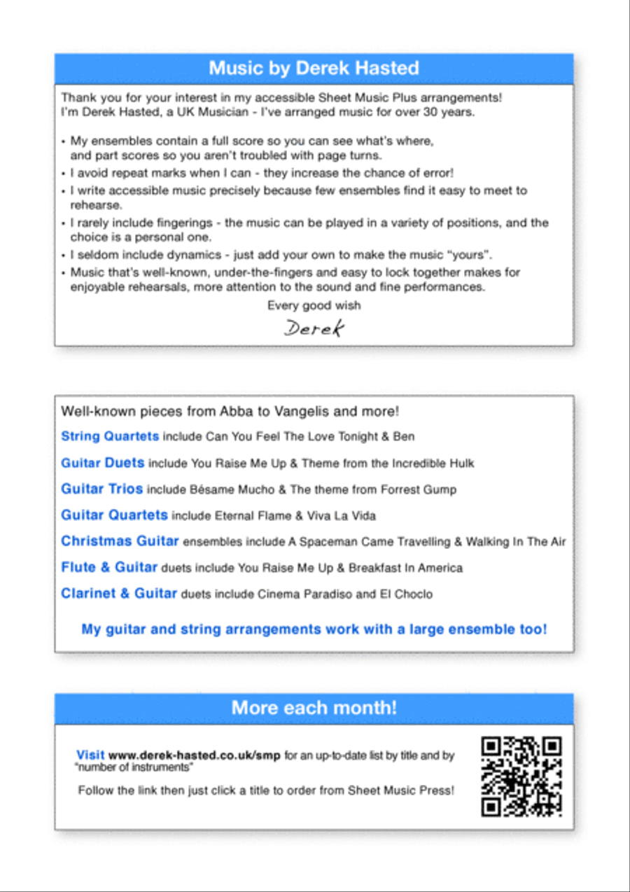 Can You Feel The Love Tonight String Quartet scores gallery preview page 2