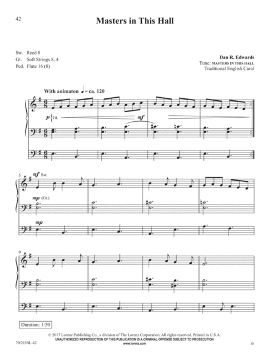The Sacred Organ Library, Vol. 4 Organ Solo scores gallery preview page 13