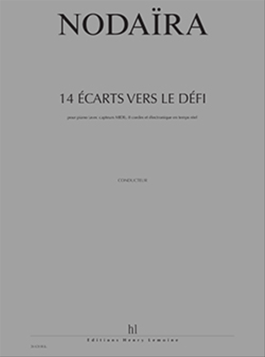 Ecarts Vers Le Defi (14) Ecarts Vers Le Defi (14) Piano scores gallery preview page 1