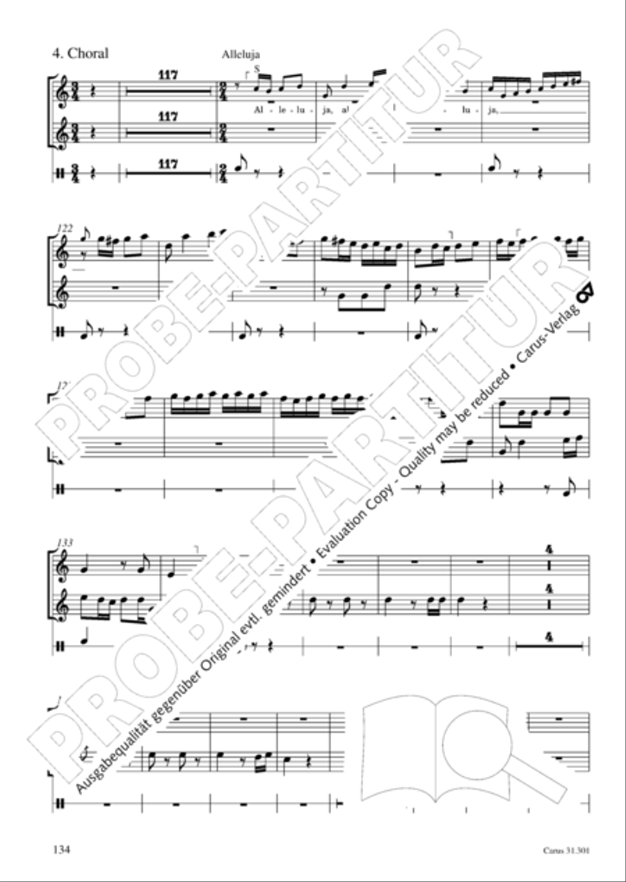 Bach for Brass 1: Cantatas I Voice scores gallery preview page 143