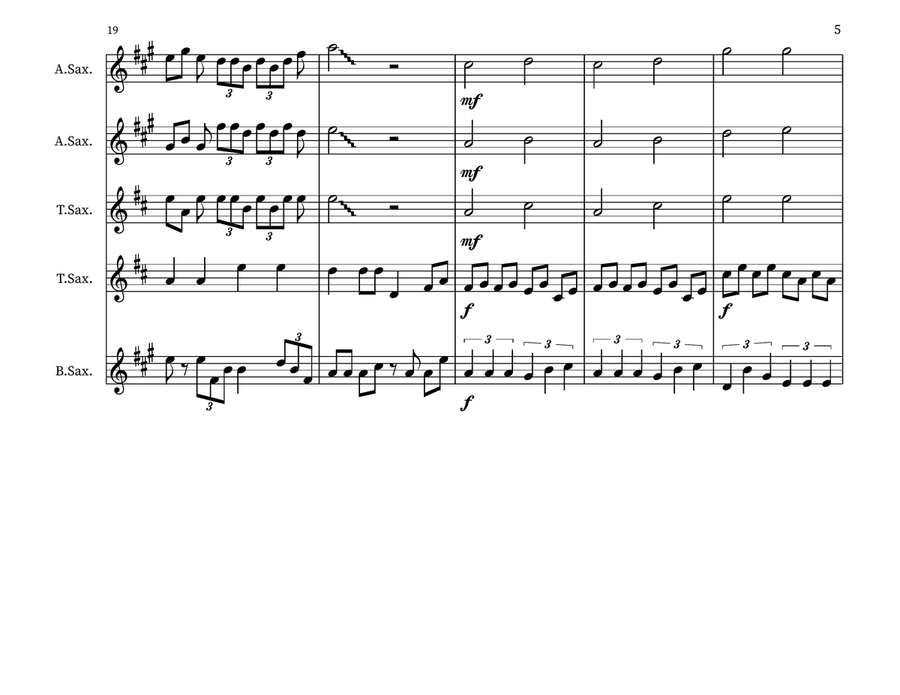 Terry's Madhouse Small Ensemble scores gallery preview page 5
