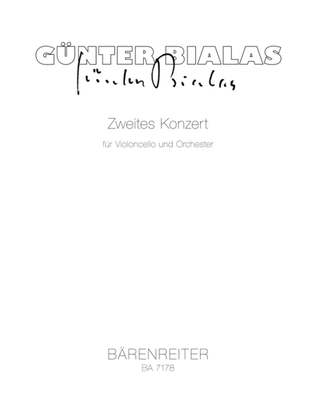 Concerto for Violoncello and Orchestra, No. 2