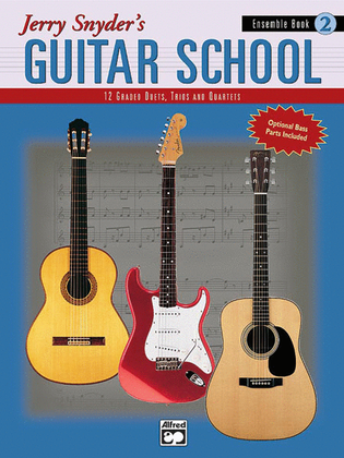 Book cover for Jerry Snyder's Guitar School, Ensemble Book, Book 2