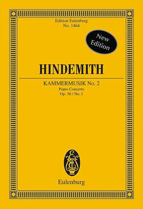 Book cover for Kammermusik No. 2 Op. 36 No. 1 (Chamber Music No. 1)