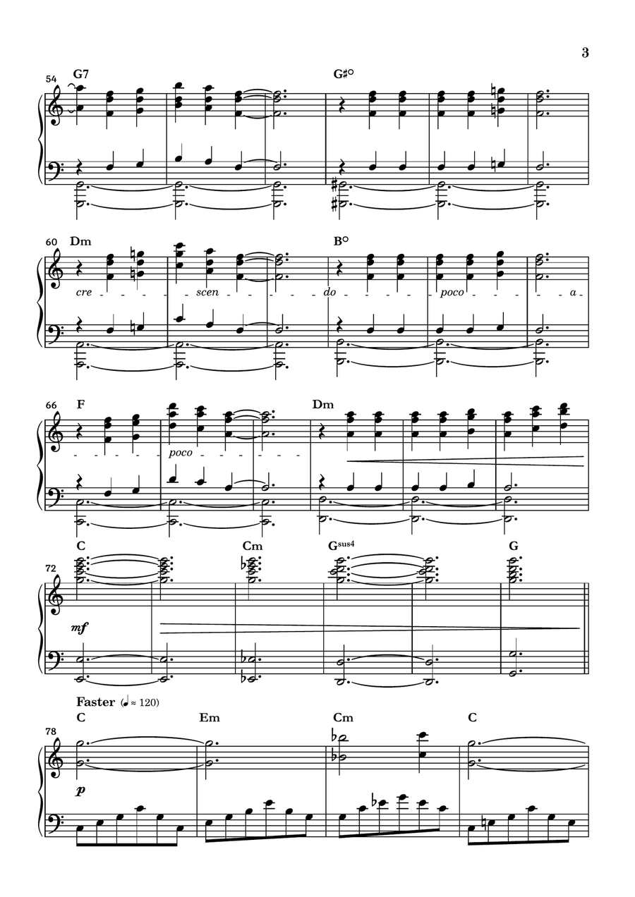 Clair de Lune Piano Solo scores gallery preview page 3