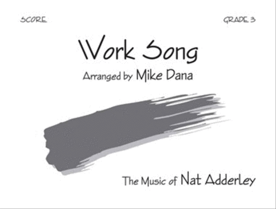 Work Song - Score Work Song - Score Jazz Ensemble scores gallery preview page 1