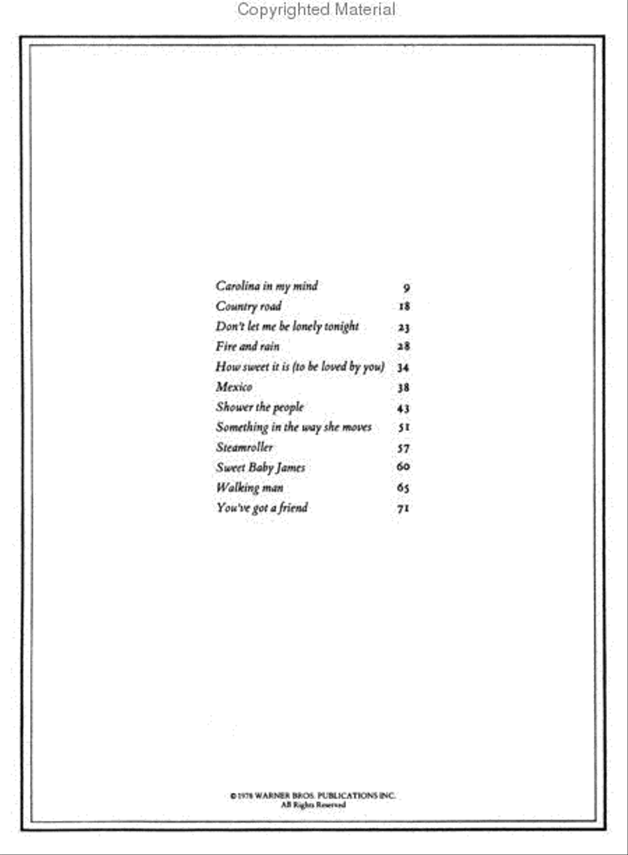 Greatest Hits Piano, Vocal, Guitar scores gallery preview page 2