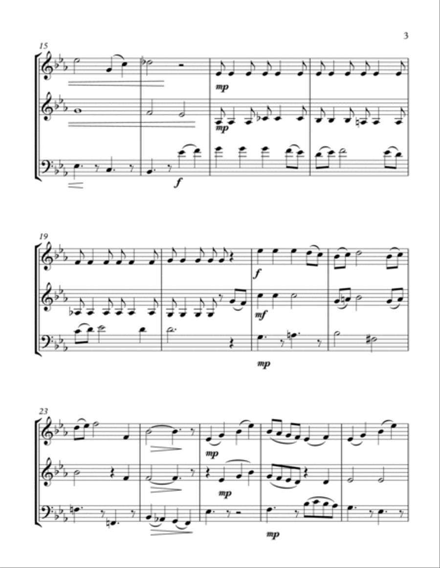 Have Yourself A Merry Little Christmas Trombone scores gallery preview page 5