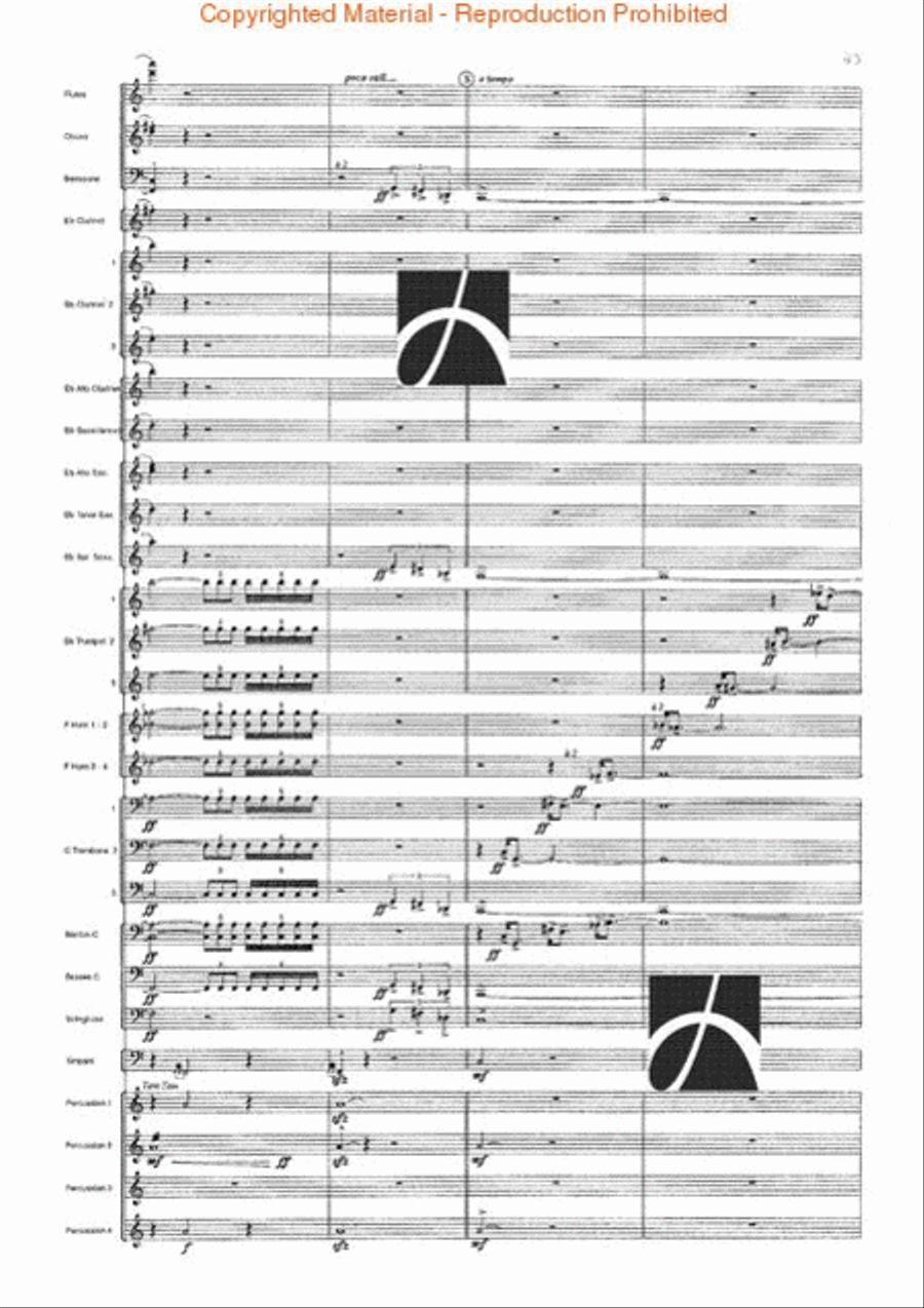Spartacus Concert Band scores gallery preview page 46