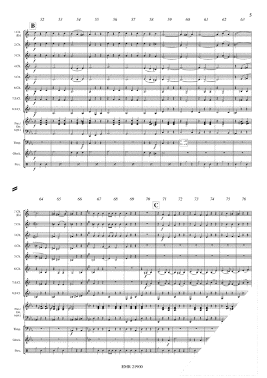 Les Yeux Noirs Clarinet scores gallery preview page 5