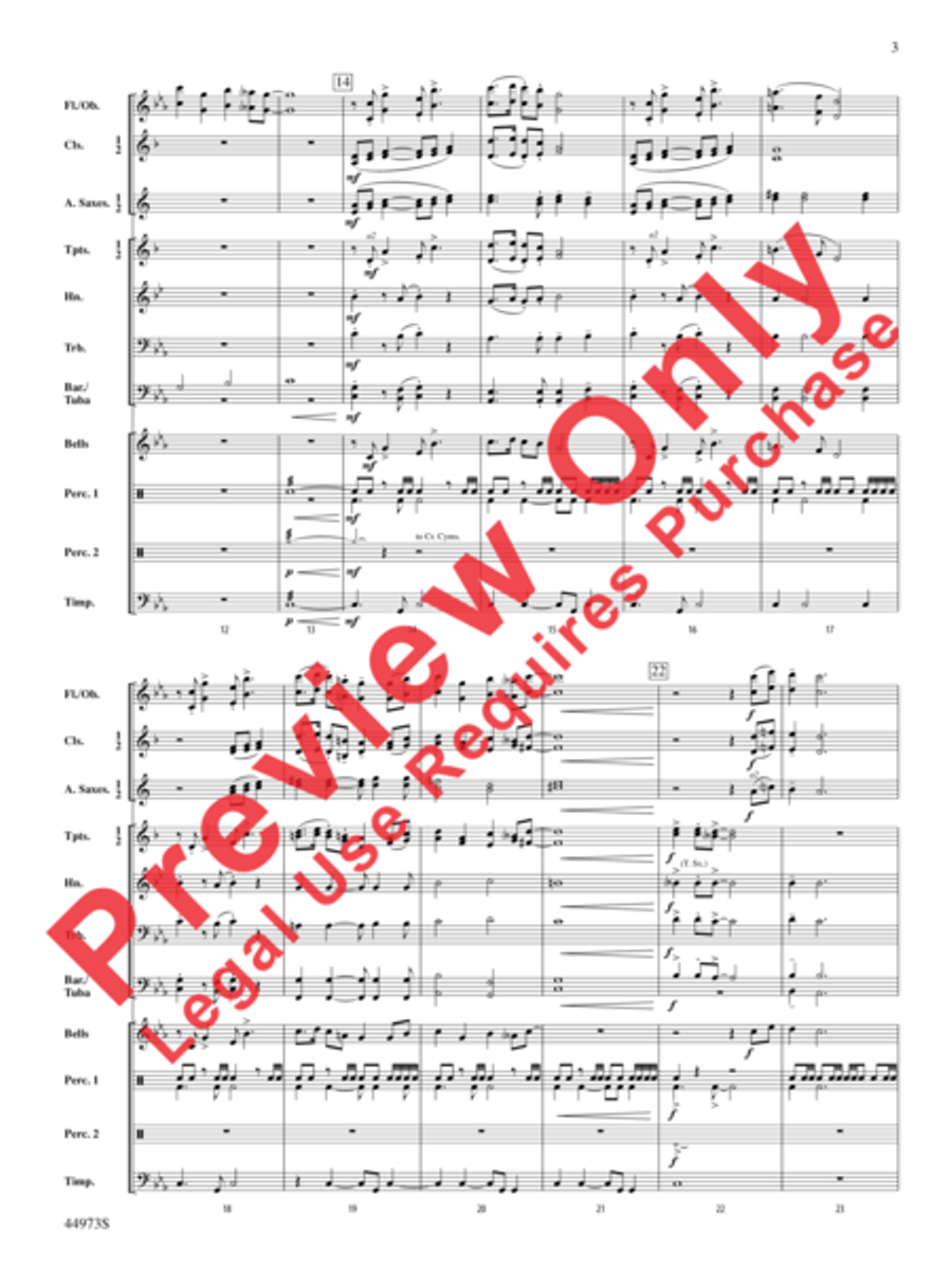 Wings of Apollo Concert Band scores gallery preview page 4