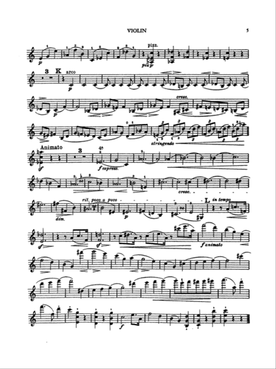 Brahms: Trio No. 2 in C Major, Op. 87 Violin scores gallery preview page 5