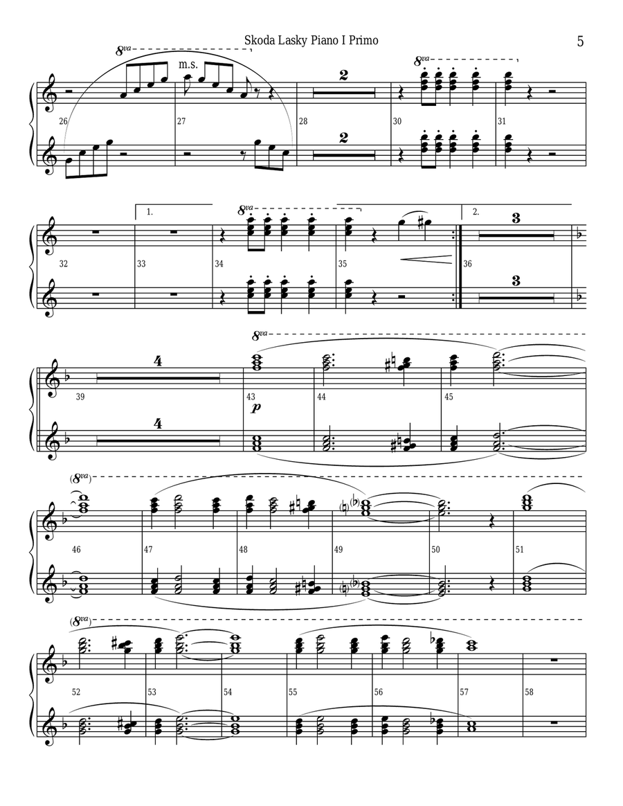 Skoda Lasky Small Ensemble scores gallery preview page 5