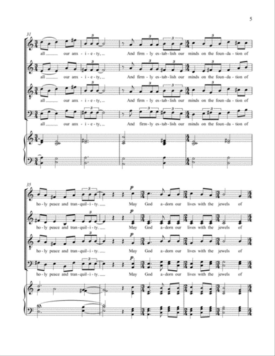 Omnipotens Deus dies 4-Part scores gallery preview page 9