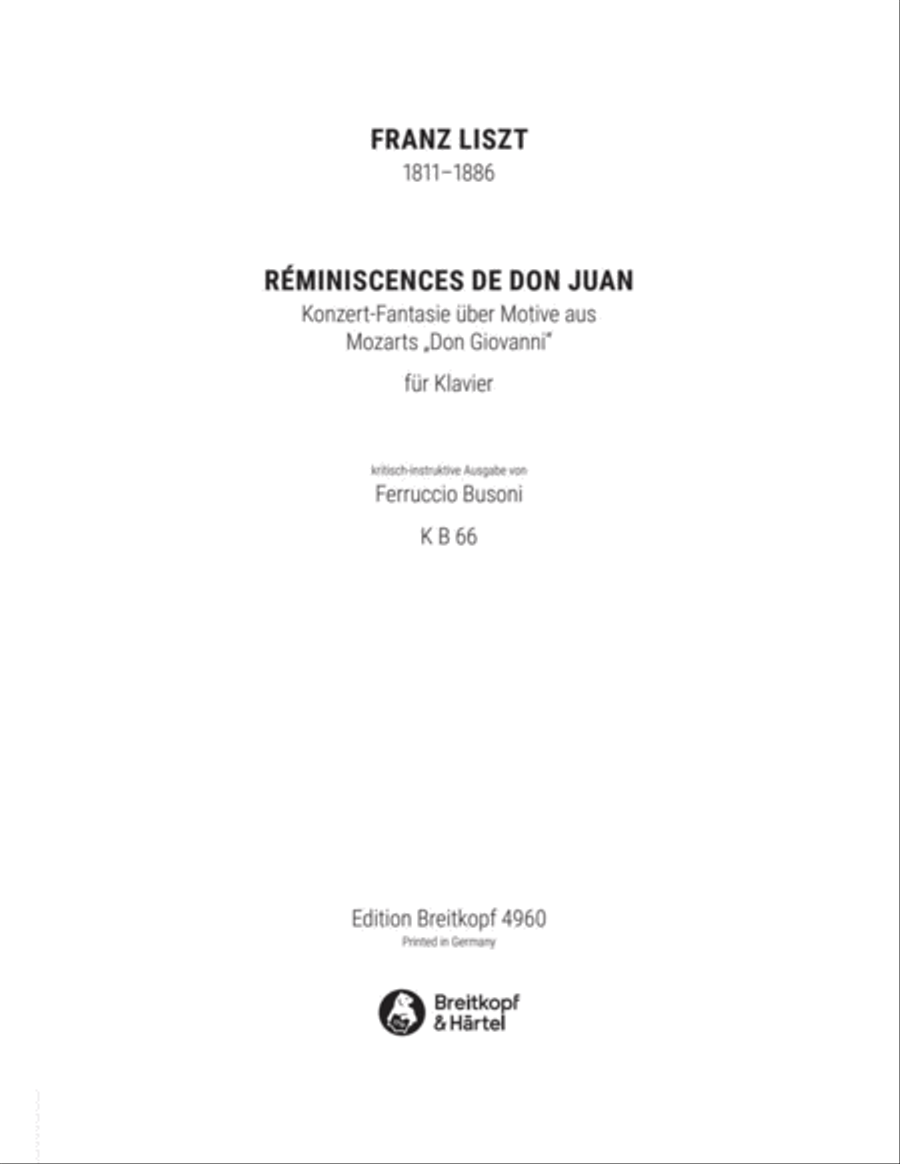 Réminiscences de Don Juan Piano Solo scores gallery preview page 2