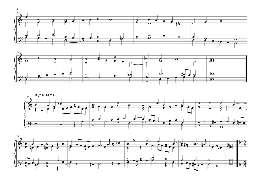 MESSA DELLA MADONNA (Mass of the Virgin Mary) - Frescobaldi - Full score - For Organ Organ Solo scores gallery preview page 6