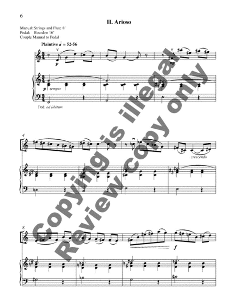 Three Short Pieces Violin scores gallery preview page 4