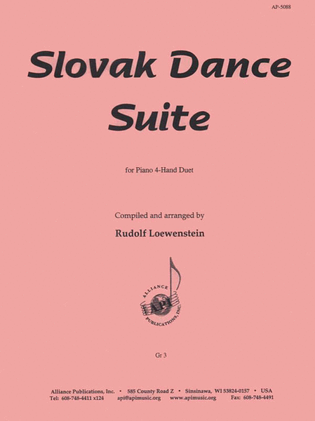 Slovak Dance Suite - Piano Duet