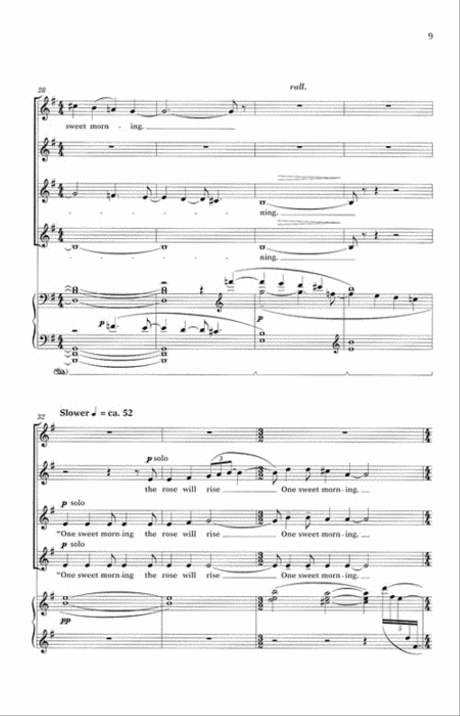 One Sweet Morning One Sweet Morning SSAA scores gallery preview page 8