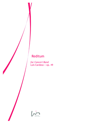 Book cover for Reditum (for Concert Band)