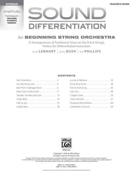 Sound Differentiation for Beginning String Orchestra: Teacher's Edition