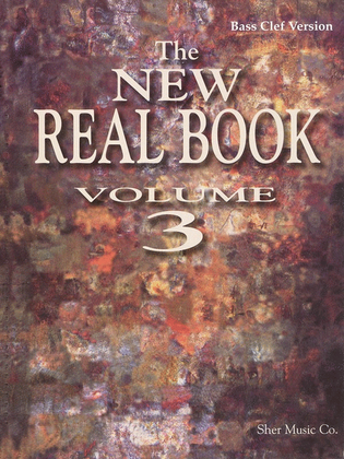 Book cover for New Real Book Vol 3 Bass Clef Edition