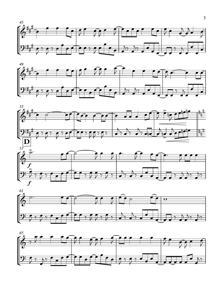 Viva La Vida String Duet scores gallery preview page 3
