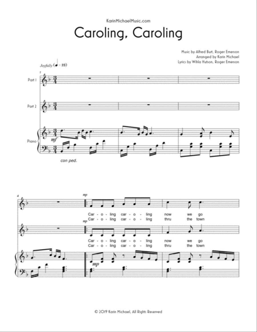 Caroling, Caroling SA scores gallery preview page 2