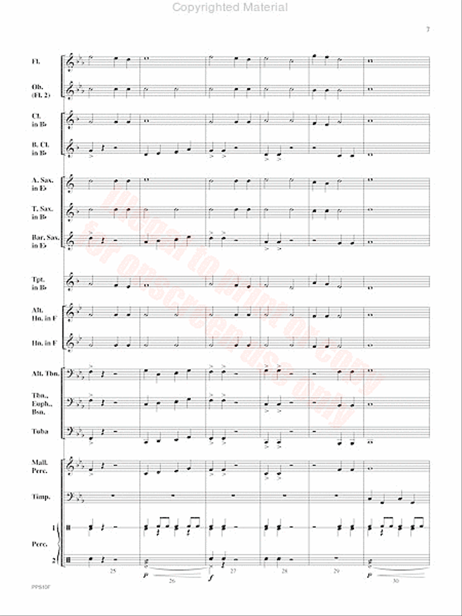 Mythos Concert Band scores gallery preview page 8