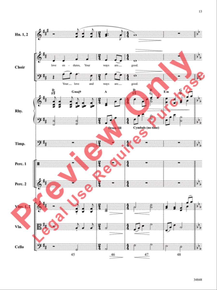 When Trials Come Choir scores gallery preview page 14
