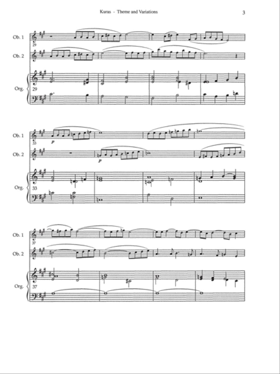 Theme and Variations Theme and Variations Oboe scores gallery preview page 6