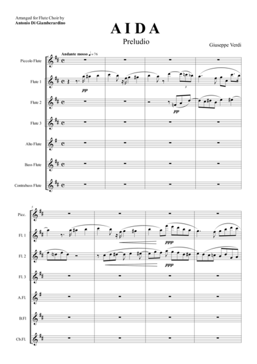 AIDA - PRELUDIO - Flute Choir image number null