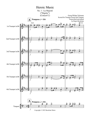 La Majeste (from "Heroic Music") (C) (Trumpet Sextet, Timp)