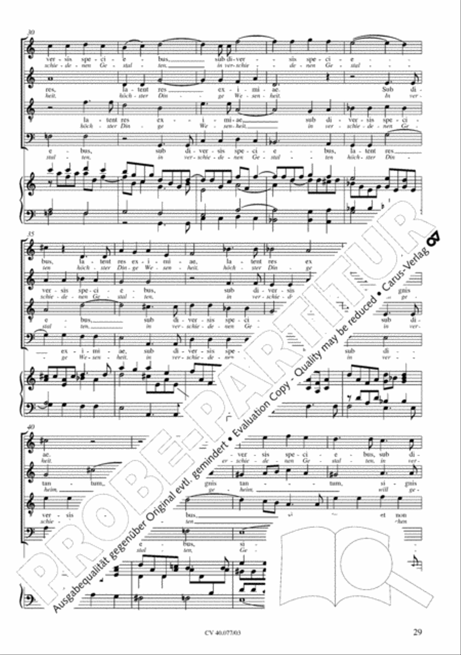 Lauda Sion Lauda Sion 4-Part scores gallery preview page 34
