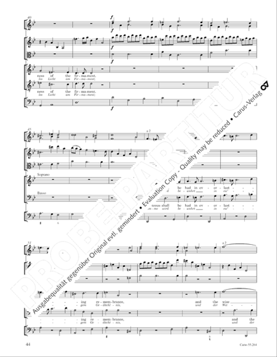 Israel in Egypt - Part I Israel in Egypt - Part I 4-Part scores gallery preview page 56