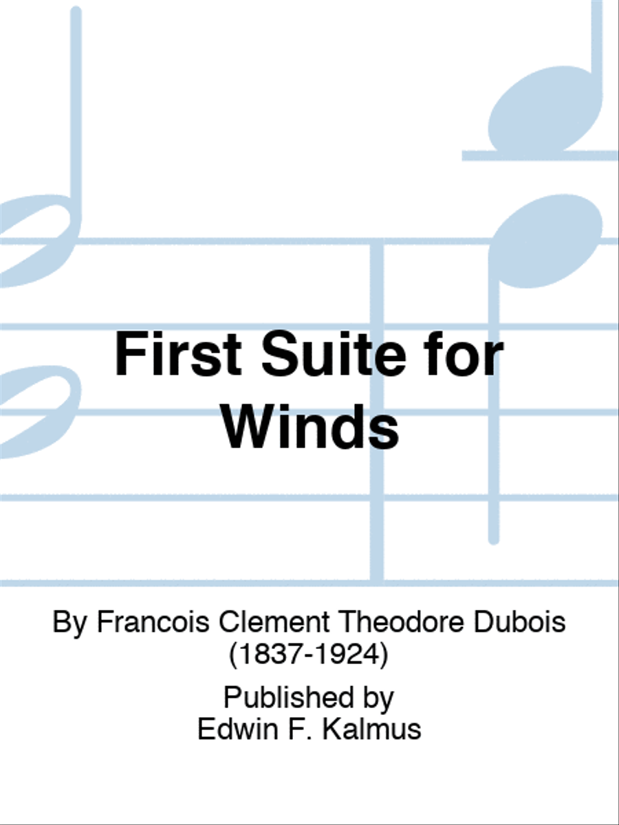 First Suite for Winds Score scores gallery preview page 1