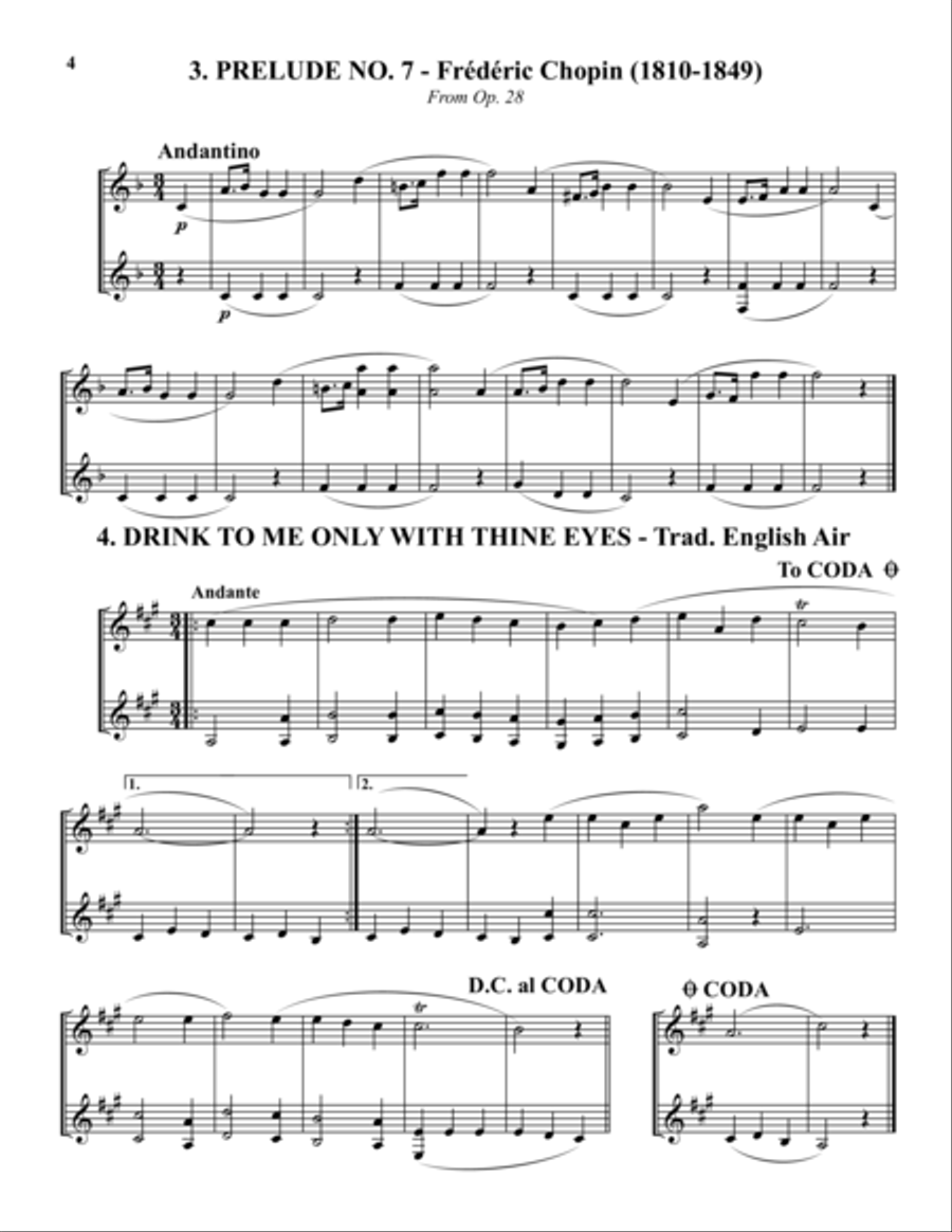 20 Duets for Horn Brass Duet scores gallery preview page 4