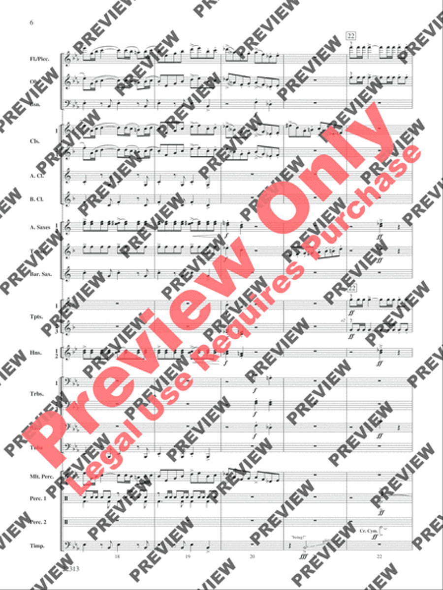 In the Center Ring Concert Band scores gallery preview page 7