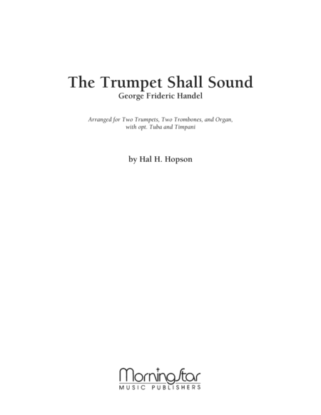 The Trumpet Shall Sound image number null
