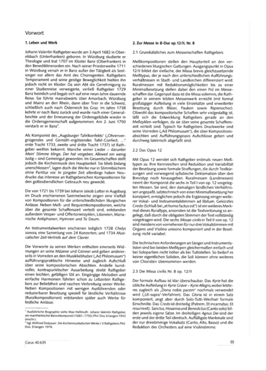 Missa civilis in B 3-Part scores gallery preview page 4