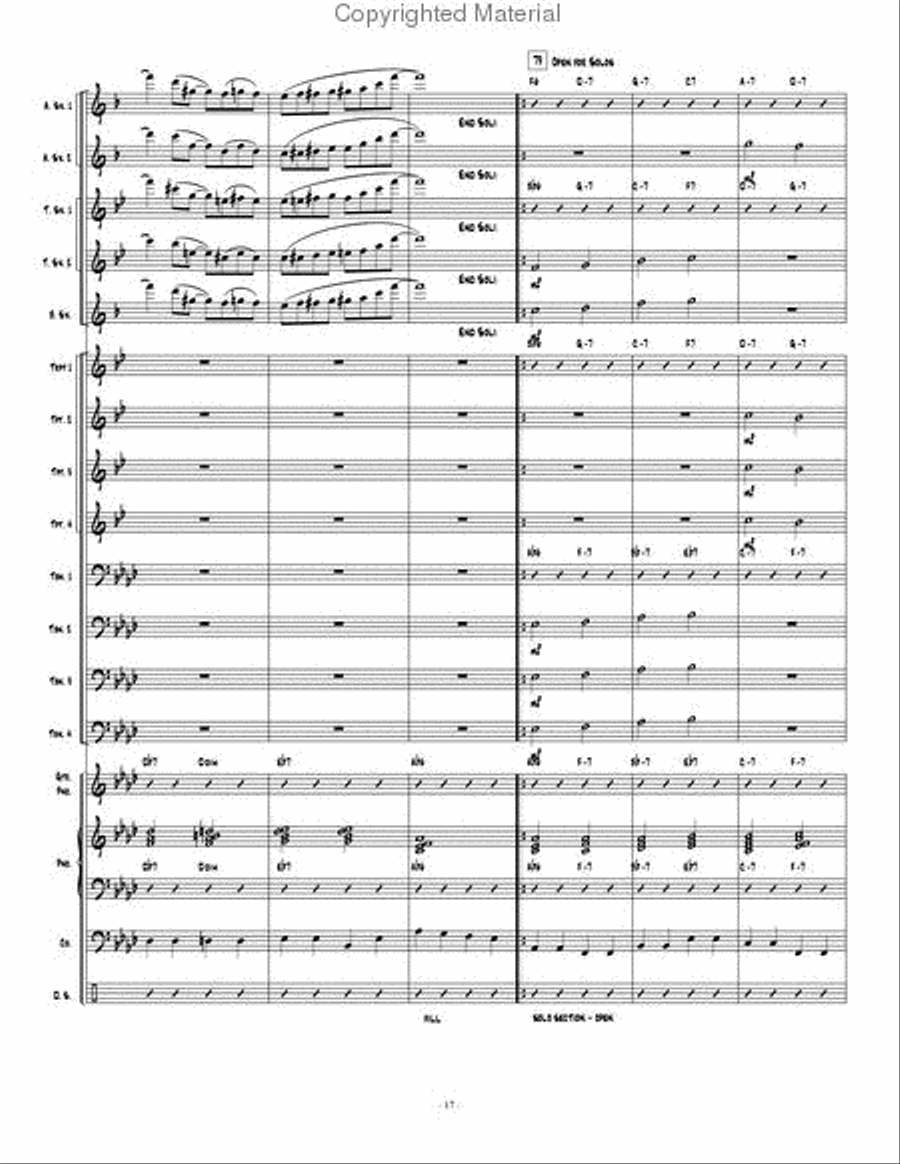 Don't Get Caught Jazz Ensemble scores gallery preview page 20