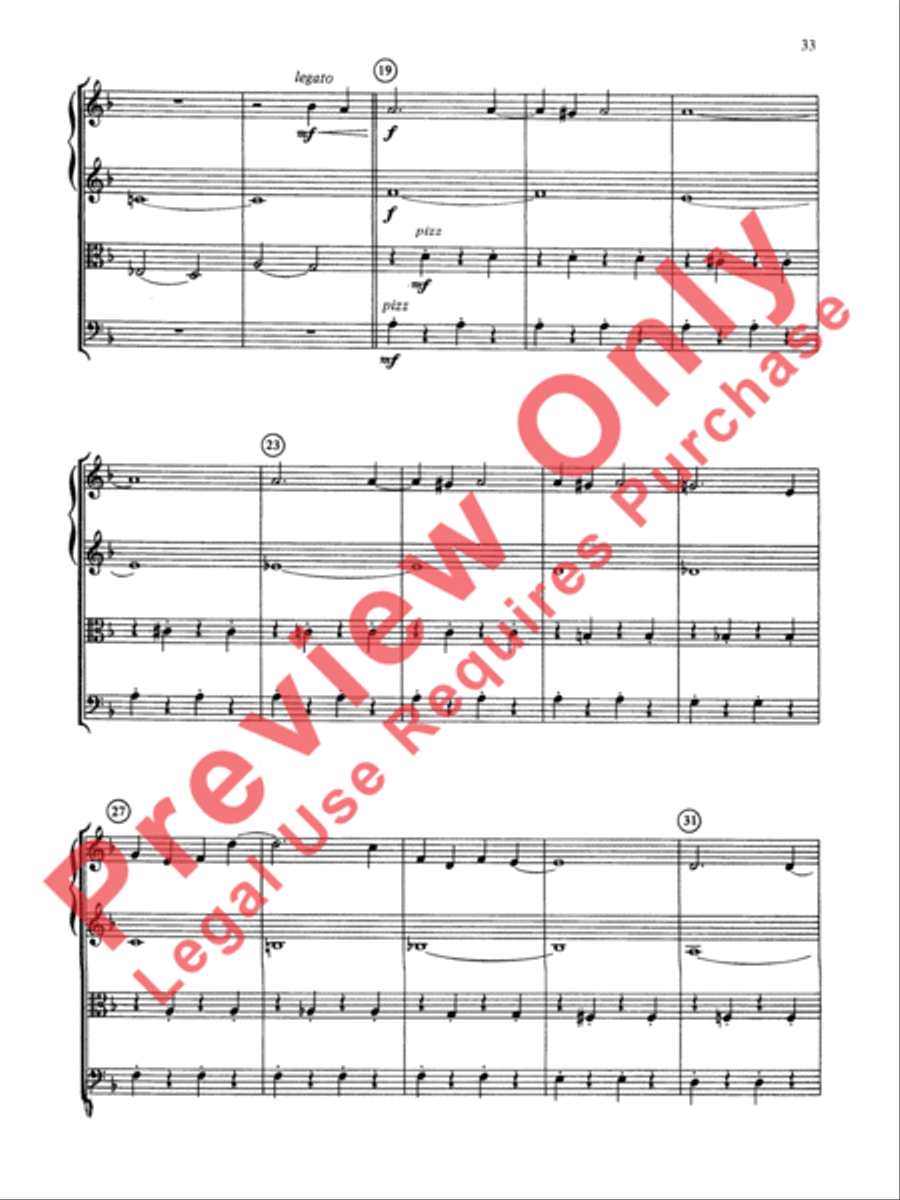 Jazz Classics String Quartet scores gallery preview page 34
